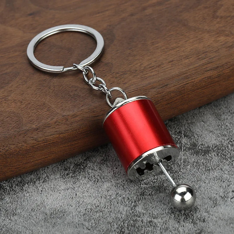 Creative Car Turbo Turbocharger Keychain Metal Automotive Spinning Turbine Keyring Car Interior Accessories for Gift
