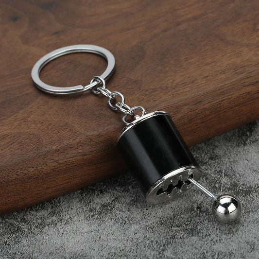 Creative Car Turbo Turbocharger Keychain Metal Automotive Spinning Turbine Keyring Car Interior Accessories for Gift